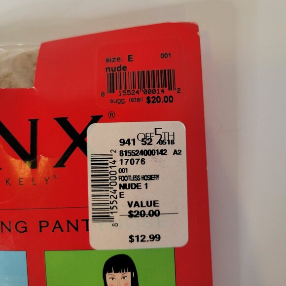 Lot of 2 Spanx The Original Footless Pantyhose Control Top Size E Spice Nude NIP - Picture 8 of 11